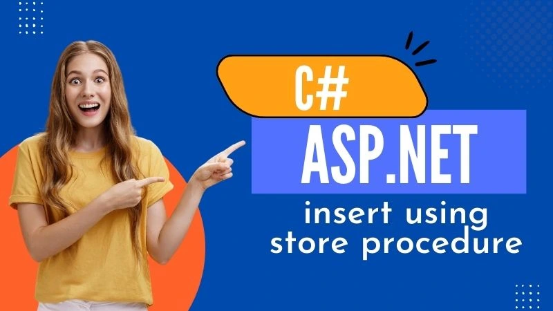 insert using store procedure